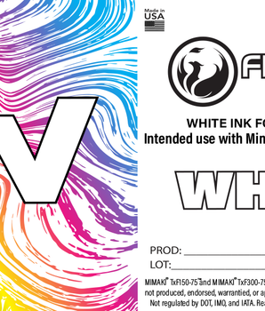 DTF Ink Bag for Mimaki TxF150-75 & TxF300-75, PHT50 Compatible White Ink 500ml