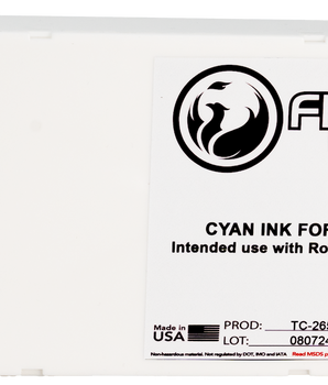 Ink Replacement Cartridge for Roland BY-20 and BY-20D Printers - Cyan 220ml